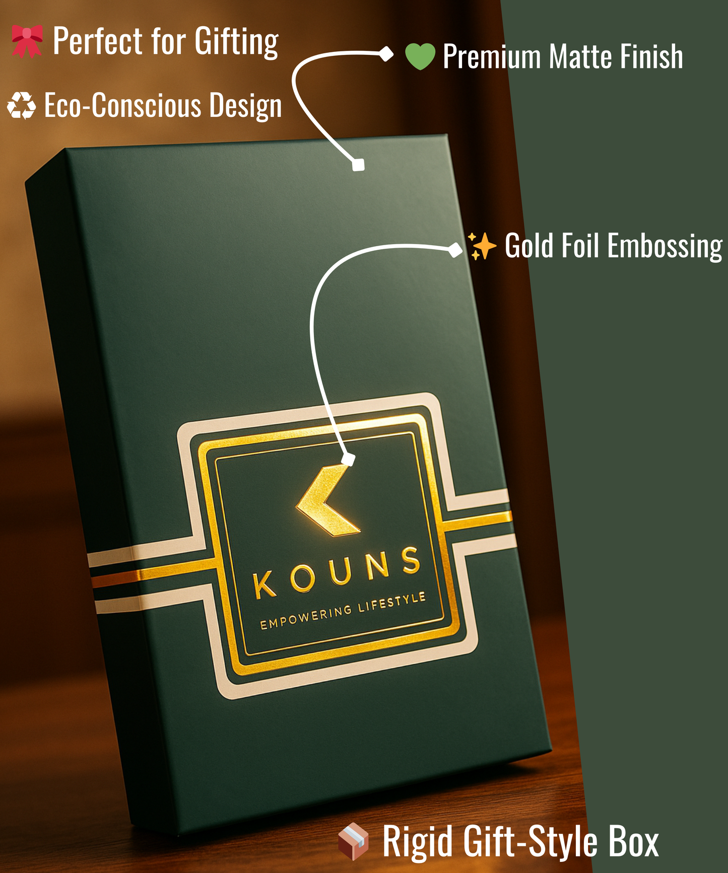 Kouns Men's Black & White Striped Shirt