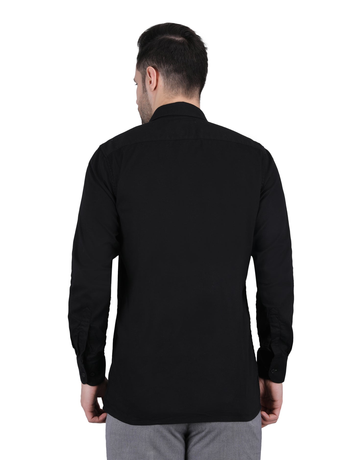 Kouns Men's Black Formal Shirt